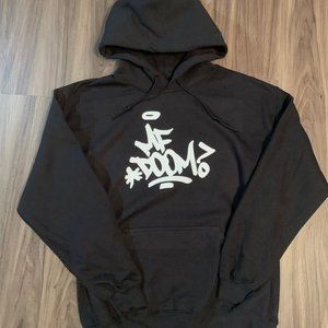 MF Doom Hoodie Black (White Graffiti Design)